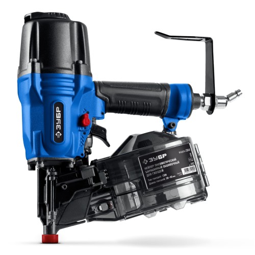 ЗУБР CSN-65, пневматический обшивочный нейлер для барабанных гвоздей ЗУБР CSN (38-65 мм), Профессионал (31922)