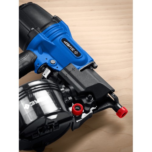 ЗУБР CSN-65, пневматический обшивочный нейлер для барабанных гвоздей ЗУБР CSN (38-65 мм), Профессионал (31922)