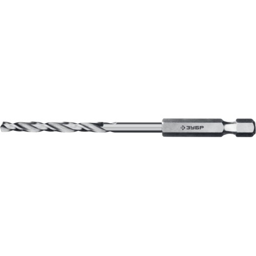 ЗУБР ПРОФ-А, 3.5 х 88 мм, сталь Р6М5, класс А, шестигранный хвостовик, сверло по металлу, Профессионал (29623-3.5)