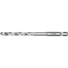 ЗУБР ПРОФ-А, 5.0 х 104 мм, сталь Р6М5, класс А, шестигранный хвостовик, сверло по металлу, Профессионал (29623-5)