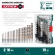 KRAFTOOL НЕХ-1/4″, 19 шт, набор сверл по металлу для винтовёртов и шуруповертов IMPACT READY (29652-H19)