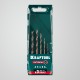 KRAFTOOL НЕХ-1/4″, 5 шт, набор сверл по металлу для винтовёртов и шуруповертов IMPACT READY (29652-H5)
