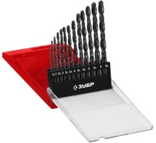 ЗУБР 13 шт, (1.5-6.5 мм), сталь Р4М2, класс В, набор сверл по металлу (29605-H13)