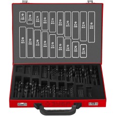 ЗУБР 170 шт, (1-10 мм), сталь Р4М2, класс В, мет.бокс, по металлу (29605-H170)