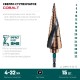 KRAFTOOL COBALT 4-32мм, 15 ступеней, азотирование, винтовая спираль, сверло ступенчатое(29691-4-32-15)