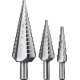 ЗУБР 4-30 мм, 3 шт, сталь Р6М5, набор ступенчатых сверл, Профессионал (29670-4-30-H3)