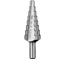 ЗУБР 6-20 мм, 8 ступеней, сталь Р6М5, ступенчатое сверло, Профессионал (29670-6-20-8)