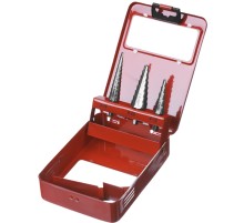 ЗУБР 3-20 мм, 3 шт, сталь Р4М2, набор ступенчатых сверл (29665-3-20-H3)