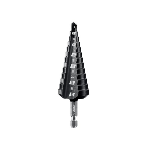 ЗУБР 6-30мм, 13 ступеней, сверло ступенчатое (29665-6-30-13)