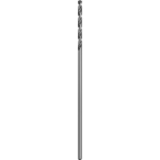 KRAFTOOL HSS-G, 1.0 х 40 мм, сталь P6M5, сверло по металлу (29651-1)