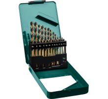 KRAFTOOL COBALT-8, 13 шт, (1.5-6.5 мм), сталь М42, HSS-Co(8%), набор сверл по металлу (29656-H13)