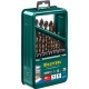 KRAFTOOL COBALT-8, 25 шт, (1-13 мм), сталь М42, HSS-Co(8%), набор сверл по металлу (29656-H25)