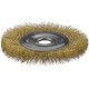 ЗУБР 150 мм, витая латунированная, стальная проволока 0.3. щетка дисковая для УШМ, Профессионал (35187-150)
