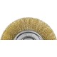 ЗУБР 150 мм, витая латунированная, стальная проволока 0.3. щетка дисковая для УШМ, Профессионал (35187-150)