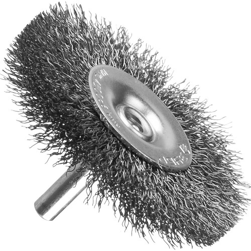 ЗУБР 50 мм, витая, стальная проволока 0.3 мм, щетка дисковая для дрели, Профессионал (35198-050)