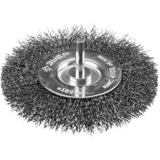 ЗУБР 100 мм, витая, стальная проволока 0.3 мм, щетка дисковая для дрели, Профессионал (35198-100)