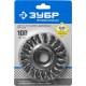 ЗУБР 100 мм, стальная проволоки 0.5 мм, щетка дисковая для УШМ, Профессионал (35190-100)