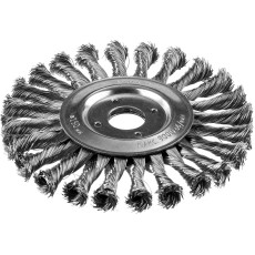 ЗУБР 150 мм, стальная проволоки 0.5 мм, щетка дисковая для УШМ, Профессионал (35190-150)