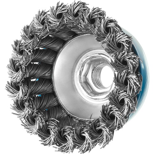 ЗУБР 65 мм, стальная проволока 0.5 мм, чашечная щетка-крацовка для УШМ, Профессионал (35275-065)