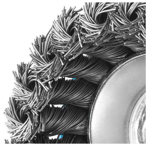 ЗУБР 65 мм, стальная проволока 0.5 мм, чашечная щетка-крацовка для УШМ, Профессионал (35275-065)