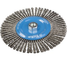 ЗУБР 200 мм, стальная проволока 0.5 мм, щетка дисковая для УШМ (35192-200)
