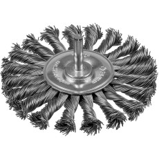 ЗУБР 100 мм, жгутированная стальная проволока 0.5 мм, щетка дисковая для дрели, Профессионал (3522-100)