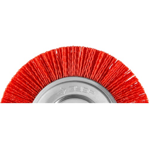 ЗУБР 100 мм, нейлоновая проволока, щетка дисковая для УШМ, Профессионал (35160-100)