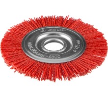 ЗУБР 125 мм, нейлоновая проволока, щетка дисковая для УШМ, Профессионал (35160-125)