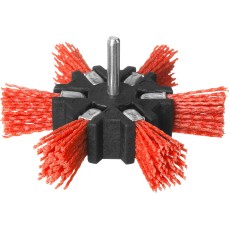 ЗУБР 100 мм, нейлоновая проволока, щетка дисковая для дрели, Профессионал (35163-100)