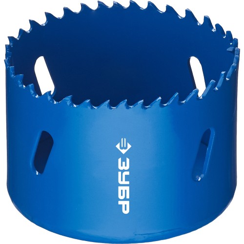 ЗУБР 64 мм, сталь Р6М5, биметаллическая коронка (29531-064)