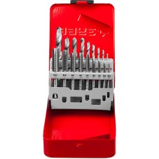 ЗУБР 18 предм., метчики 9ХС, сверла Р6М5, набор резьбонарезной, (28115-H18)