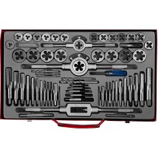 ЗУБР 65 предм., сталь 9ХС, набор метчиков и плашек (28118-H65)