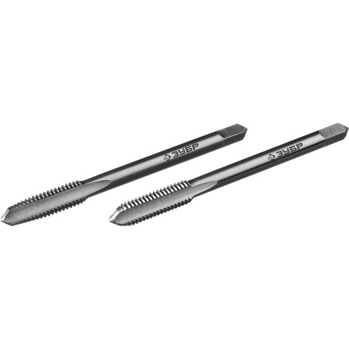 ЗУБР М6 x 1.0 мм, сталь Р6М5, комплект машинно-ручных метчиков, Профессионал (4-28007-06-1.0-H2)