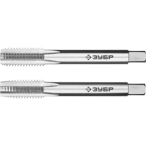 ЗУБР М10 x 1.5 мм, сталь Р6М5, комплект машинно-ручных метчиков, Профессионал (4-28007-10-1.5-H2)