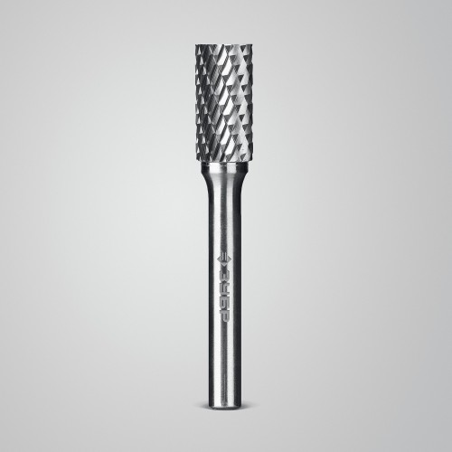 ЗУБР 10х20 мм, тип А (цилиндр с гладким торцом), хв-к 6 мм, твердосплавная борфреза, ПРОФЕССИОНАЛ (28800-10-20)