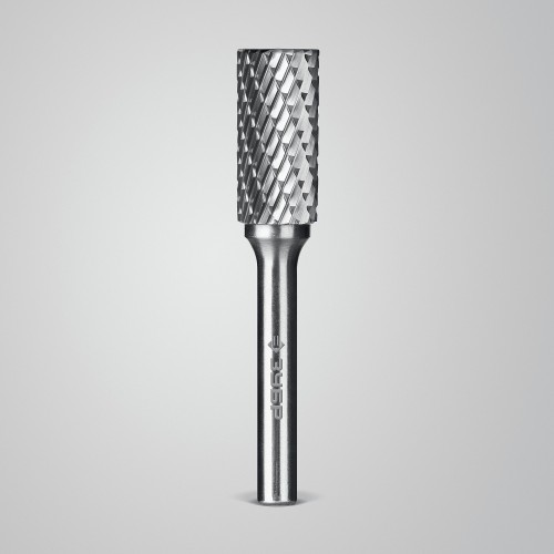 ЗУБР 12х25 мм, тив B (цилиндр с торцевыми зубьями), хв-к 6 мм, твердосплавная борфреза, ПРОФЕССИОНАЛ (28801-12-25)