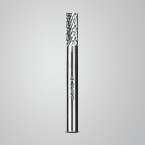 ЗУБР 6х16 мм, тив B (цилиндр с торцевыми зубьями), хв-к 6 мм, твердосплавная борфреза, ПРОФЕССИОНАЛ (28801-6-16)