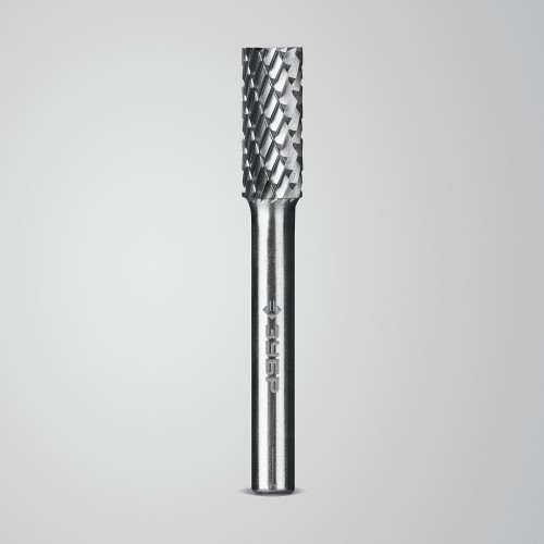 ЗУБР 8х20 мм, тив B (цилиндр с торцевыми зубьями), хв-к 6 мм, твердосплавная борфреза, ПРОФЕССИОНАЛ (28801-8-20)