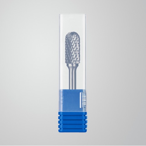 ЗУБР 12х25 мм, тип C (цилиндр со сферическим концом), хв-к 6 мм, твердосплавная борфреза, ПРОФЕССИОНАЛ (28802-12-25)
