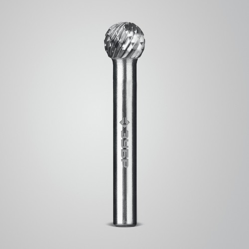 ЗУБР 10х9 мм, тип D (сфера), хв-к 6 мм, твердосплавная борфреза, ПРОФЕССИОНАЛ (28803-10-9)