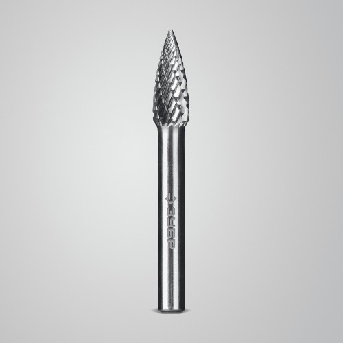 ЗУБР 8х20 мм, тип G (парабола с острым углом), хв-к 6 мм, твердосплавная борфреза, ПРОФЕССИОНАЛ (28806-8-20)