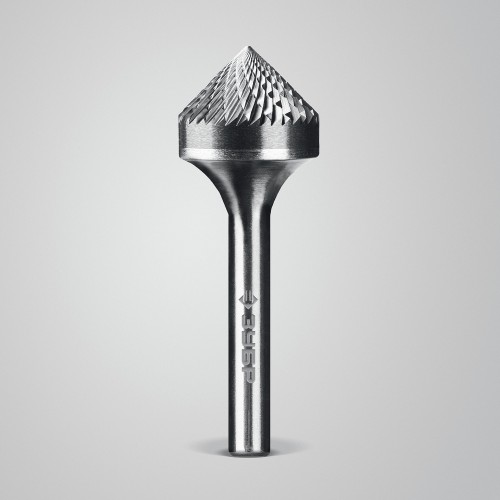 ЗУБР 20х10 мм, тип K (зенкер с вершиной 90°), хв-к 6 мм, твердосплавная борфреза, ПРОФЕССИОНАЛ (28809-20-10)