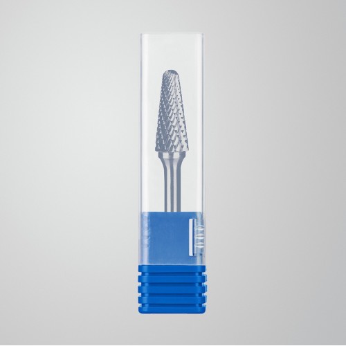 ЗУБР 12х28 мм, тип L (конус с закругленным углом 28°, радиус 3.0 мм), хв-к 6 мм, твердосплавная борфреза, ПРОФЕССИОНАЛ (28810-12-28)