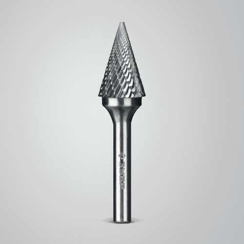 ЗУБР 16х25 мм, тип M (конус с острым углом 30°), хв-к 6 мм, твердосплавная борфреза, ПРОФЕССИОНАЛ (28811-16-25)