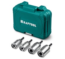 KRAFTOOL STUD DRIVER, 4 шт, М6, М8, М10, М12, набор ударных шпильковертов (26199)