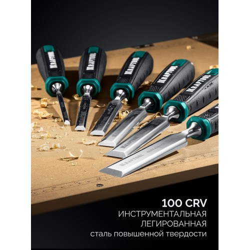 KRAFTOOL GRAND стамеска-долото с двухкомпонентной рукояткой, 25 мм