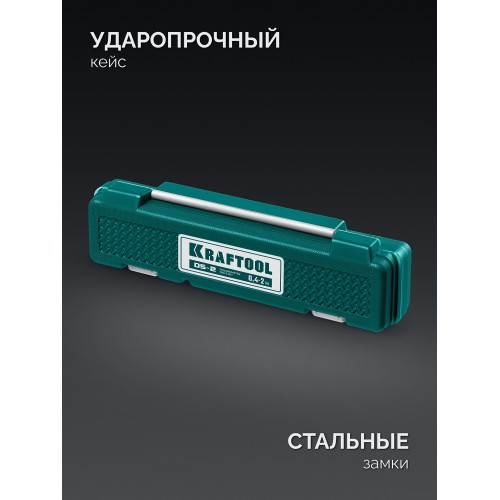 KRAFTOOL 0.4-2 Нм, динамометрическая отвертка (64034)