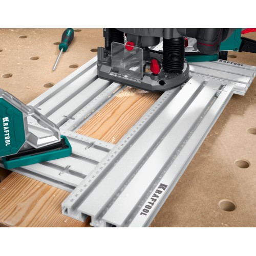 KRAFTOOL KRAFTFLEX MFS-200-400 мм, 4шт, Шаблон фрезерный в комплекте с 2 упорами (32807)