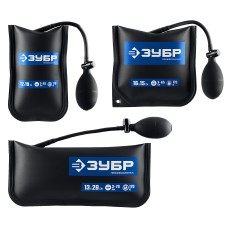 ЗУБР ПНЕВМОПОДУШКА набор 3шт: 12х19, 16х15, 13х28 см, 170кг, в чехле, универсальный пневмоклин/ монтажная подушка/ пневмодомкрат (37556-H3)