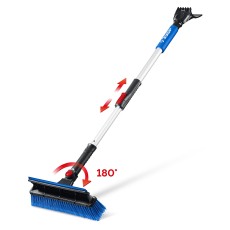 ЗУБР телескопическая щётка с поворотной головой и водосгоном от снега автомобильная, 910-1300 мм, Профессионал (61060-150)